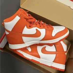 Nike Orange and White Interior Detail